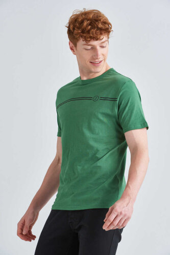 Jeckerson Erkek Bisiklet Yaka T-Shirt - 3