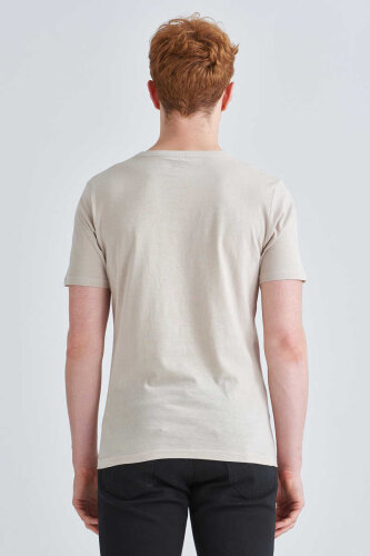 Jeckerson Erkek Bisiklet Yaka T-Shirt - 4