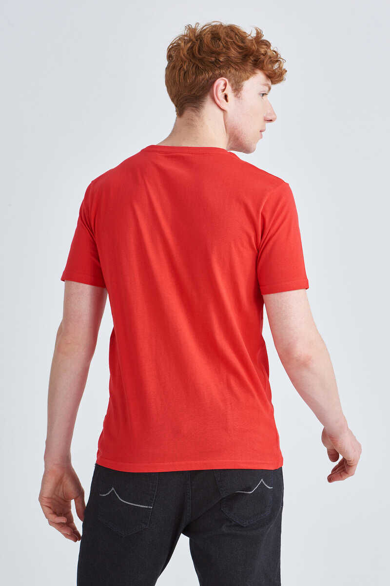 Jeckerson Erkek Bisiklet Yaka T-Shirt - 4