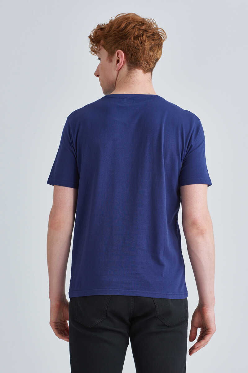 Jeckerson Erkek Kısa Kollu Bisiklet Yaka T-Shirt - 4
