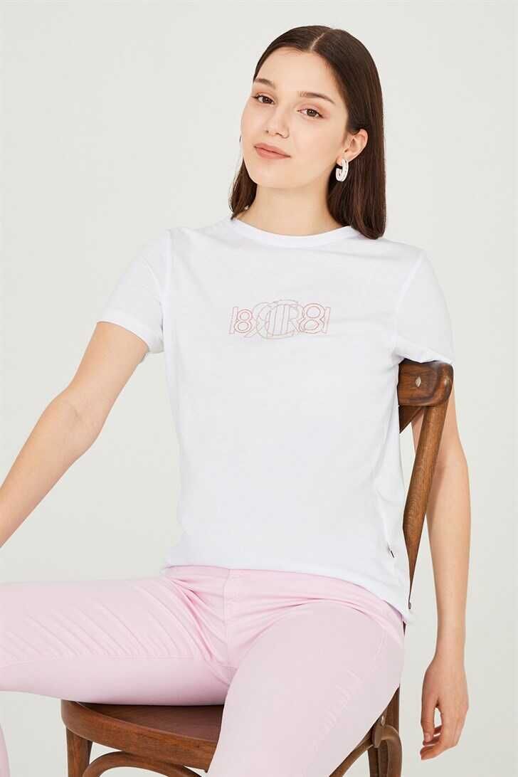 Kadın Bisiklet Yaka T-Shirt - 2