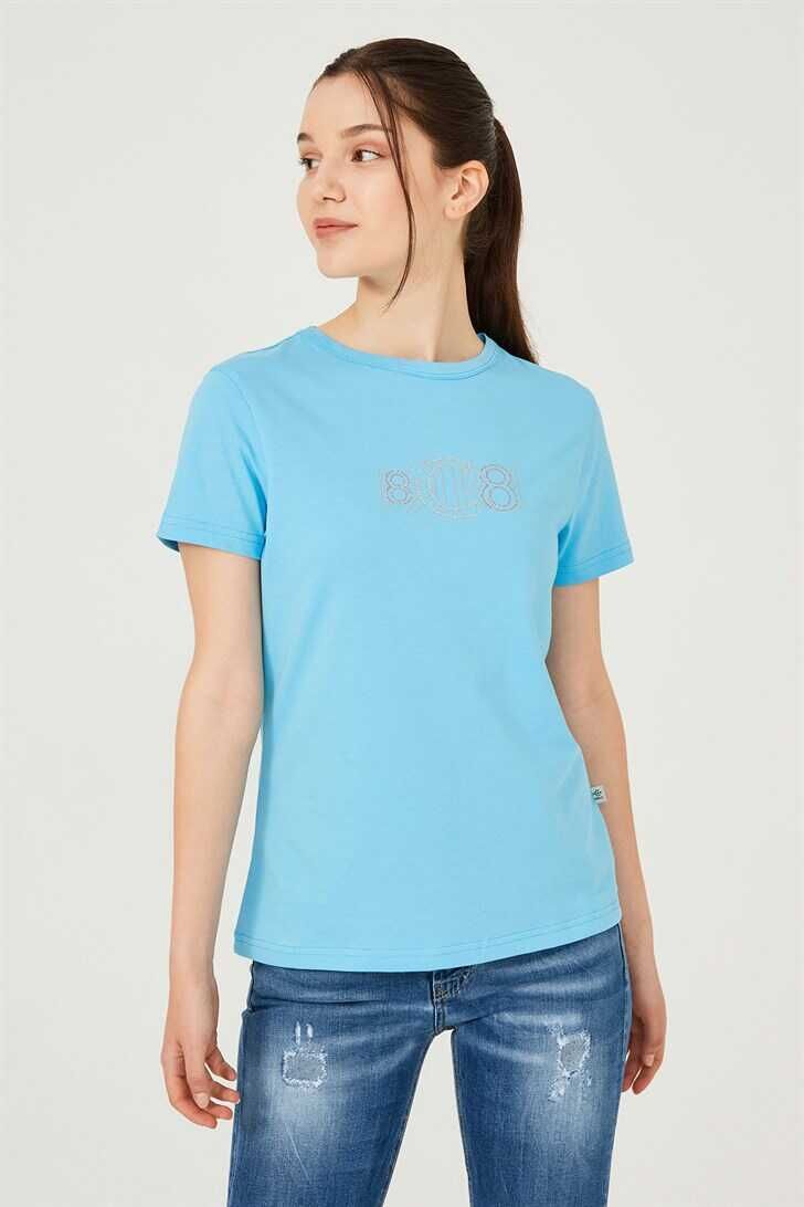 Kadın Bisiklet Yaka T-Shirt - 2