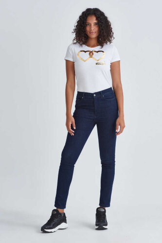 Karl Lagerfeld Kadın Dar Paça Jeans - Karl Lagerfeld
