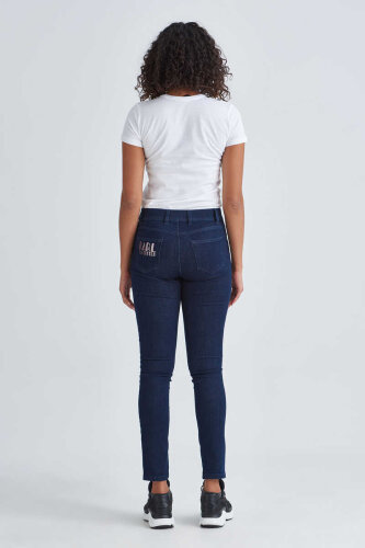 Karl Lagerfeld Kadın Dar Paça Jeans - 6