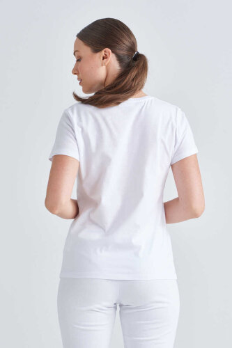 Love Moschino Kadın Bisiklet Yaka T-Shirt - 4