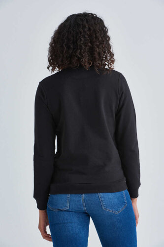 Love Moschino Kadın Logolu Sweatshirt - 4
