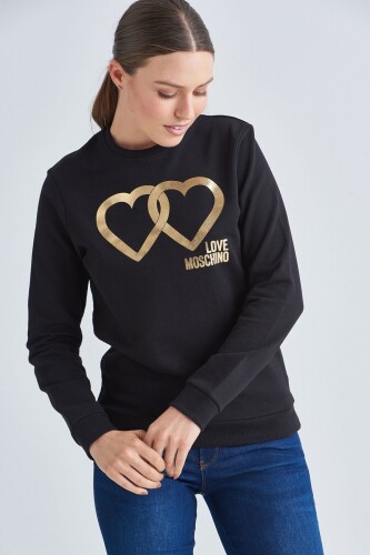 Love Moschino Logolu Kadın Sweatshirt - 5