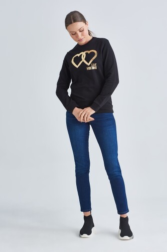Love Moschino Logolu Kadın Sweatshirt - 6