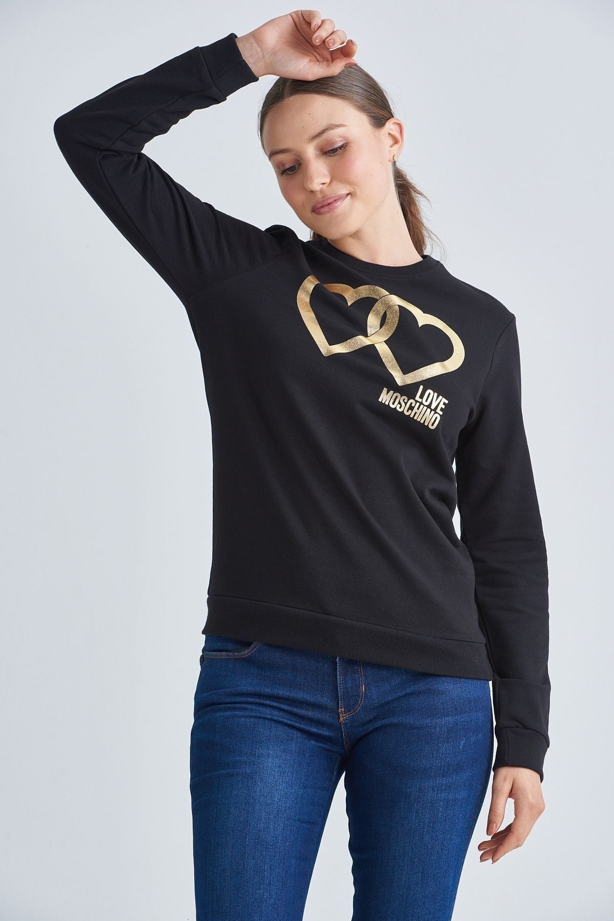 Love Moschino Logolu Kadın Sweatshirt - 7