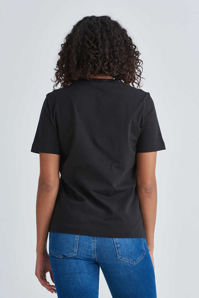 Love Moschino Yazılı Kadın T-Shirt - 4