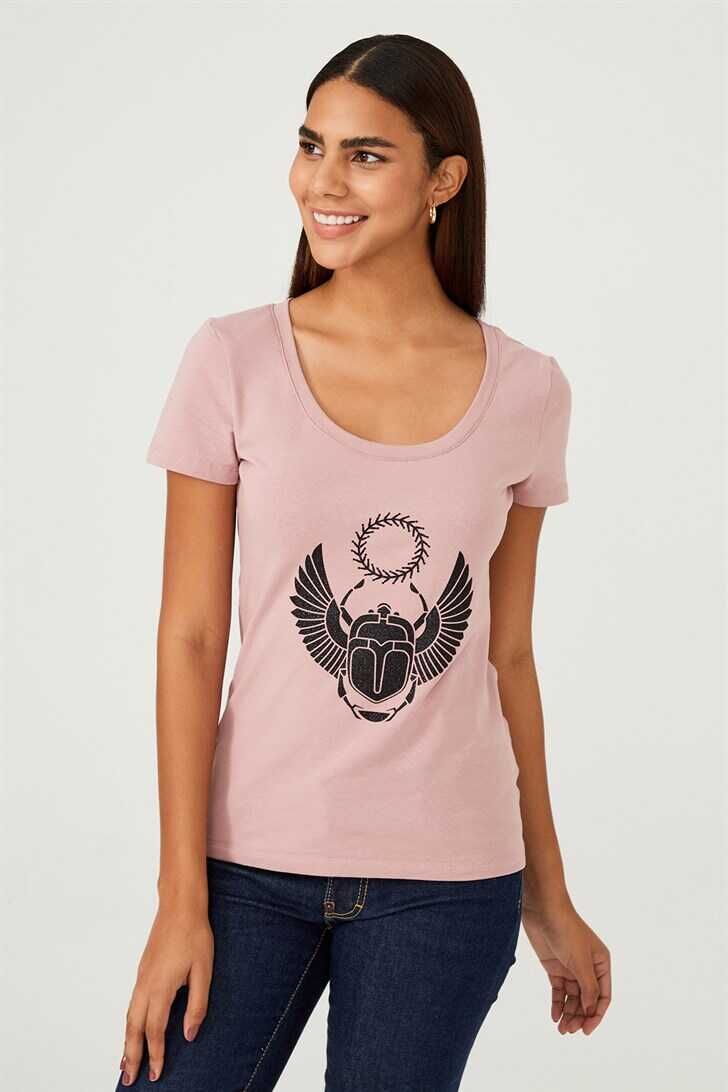 Melek Kanatlı Kadın T-Shirt - 1