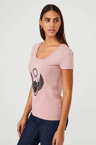 Melek Kanatlı Kadın T-Shirt - 5
