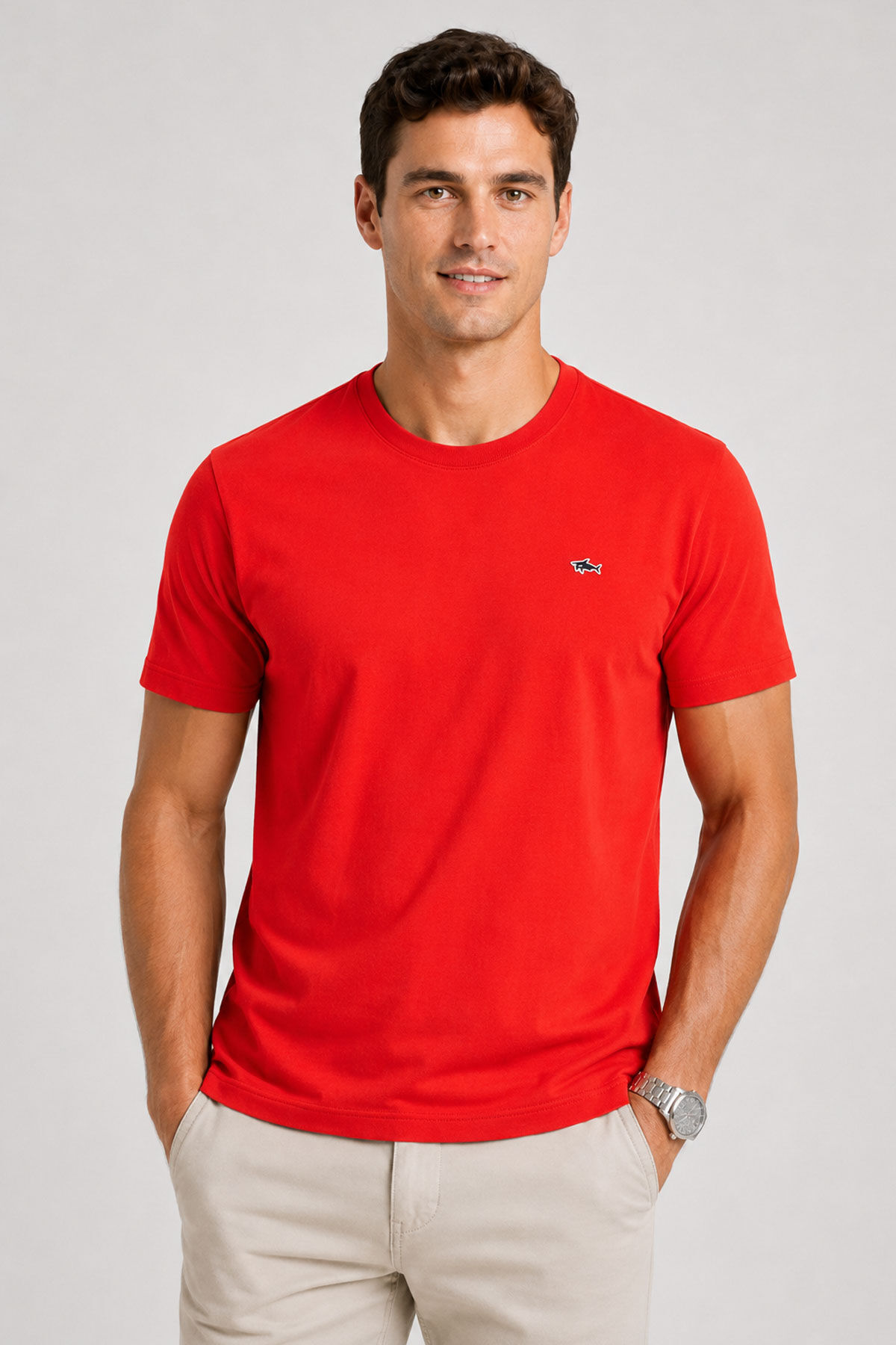 Paul&Shark Erkek Bisiklet Yaka T-Shirt - 1