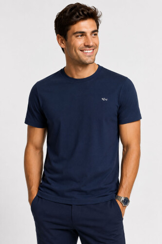 Paul&Shark Erkek Bisiklet Yaka T-Shirt - Paul&Shark