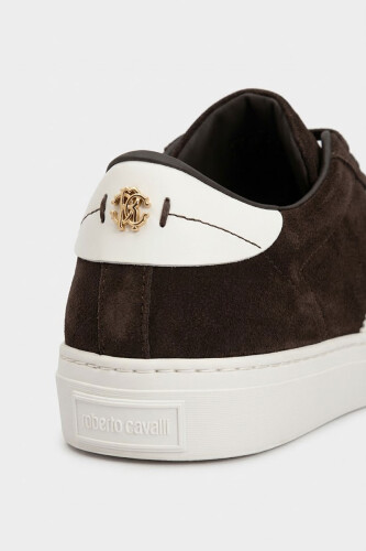 Roberto Cavalli Süet Erkek Sneaker - 4