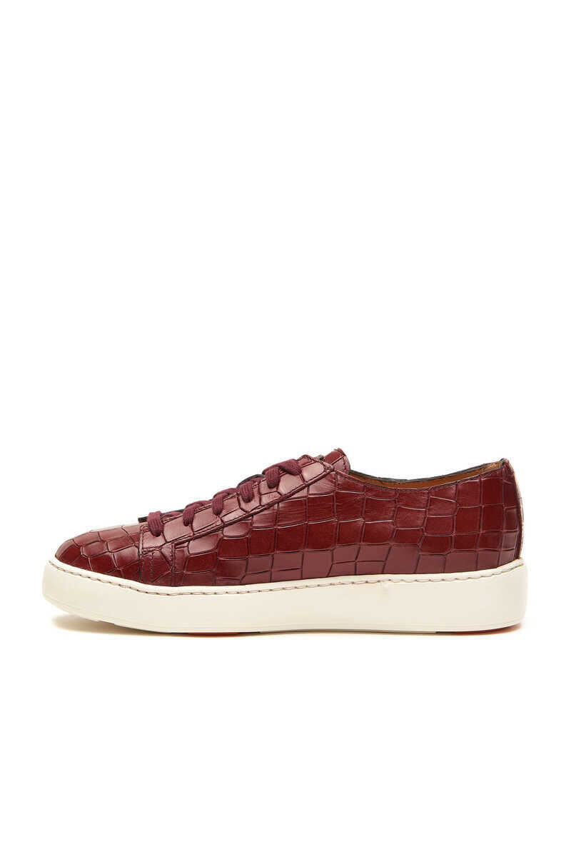 Santoni Kadın Deri Sneaker - 3