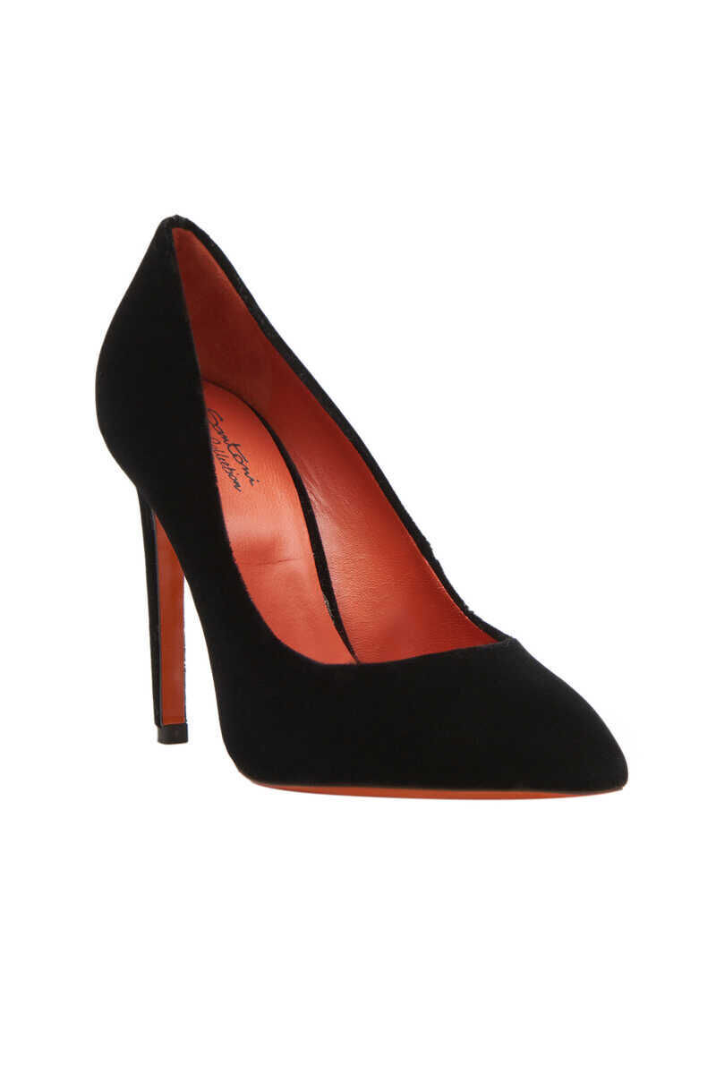 Santoni Kadın Kadife Stiletto - 2