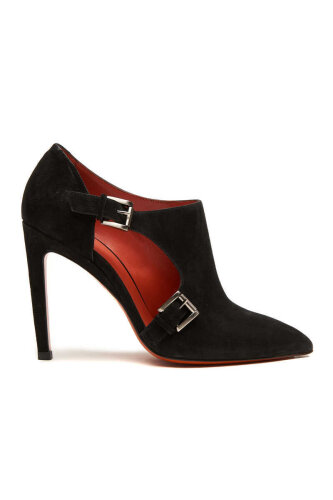 Santoni Kadın Süet Topuklu Ayakkabı - Santoni