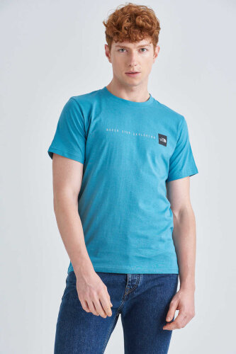 The Nort Face Erkek Bisiklet Yaka T-Shirt - 5