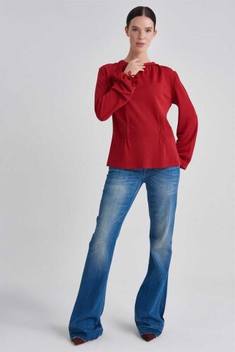 Trussardi Bağcıklı Kadın Bluz - 2