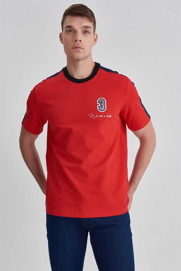 Trussardi Bisiklet Yaka Erkek T-Shirt - 1