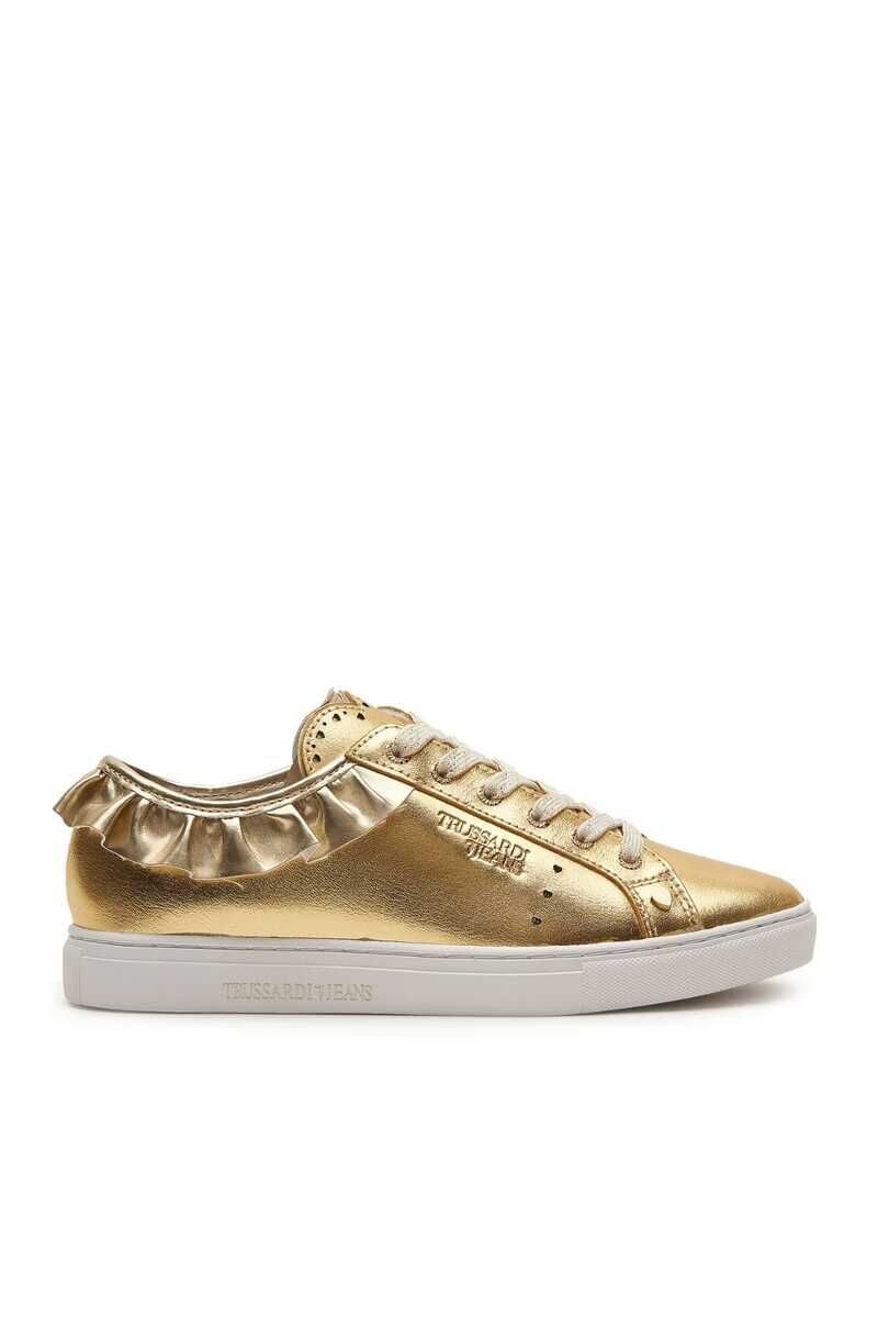Trussardi Jeans Kadın Deri Sneaker - 2