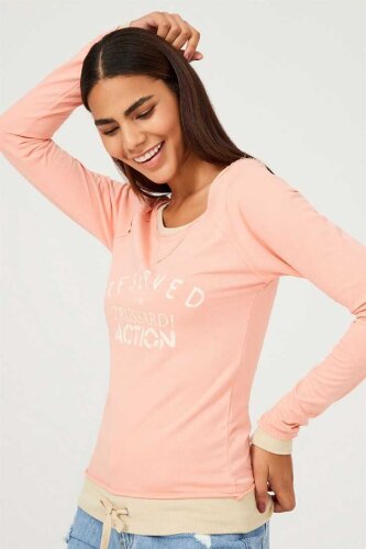 Trussardi Kadın Bağcıklı Sweatshirt - 2