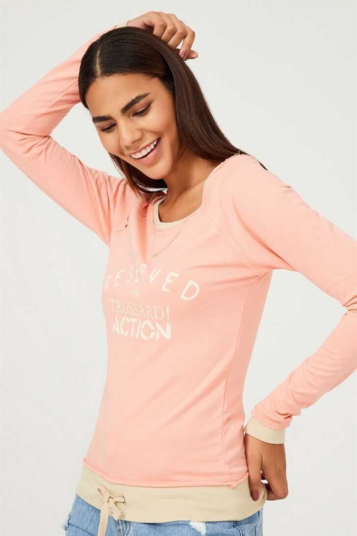 Trussardi Kadın Bağcıklı Sweatshirt - 2