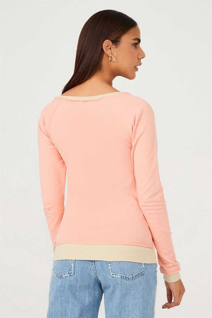 Trussardi Kadın Bağcıklı Sweatshirt - 7