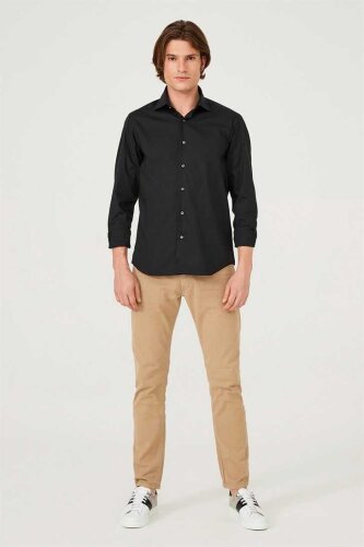 Uominitaliani Slim Fit Uzun Kollu Erkek Gömlek - 5