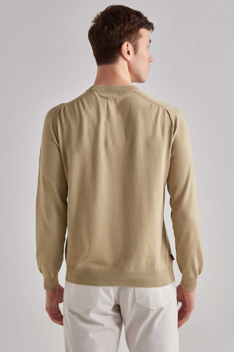 Woolrich Erkek Bisiklet Yaka Kazak - 4