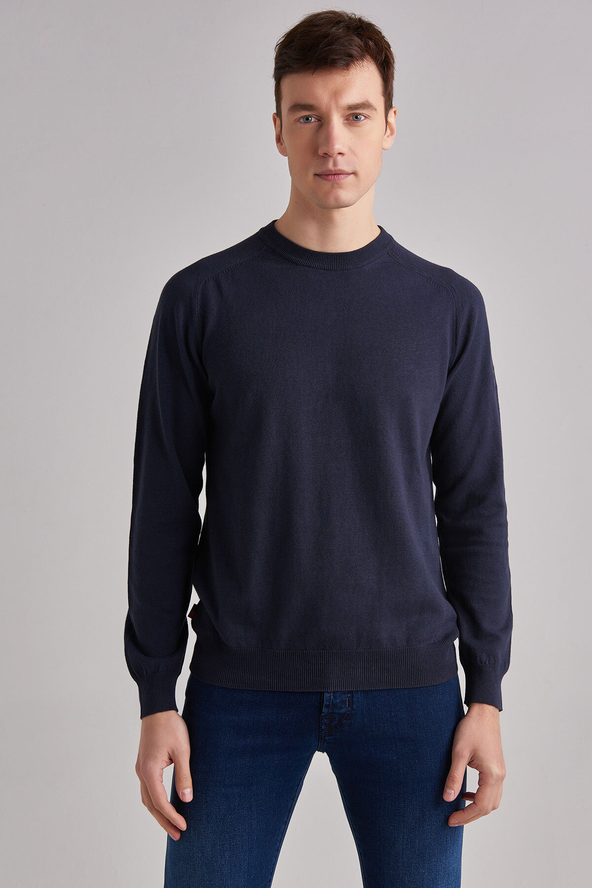Woolrich Erkek Bisiklet Yaka Kazak - 5