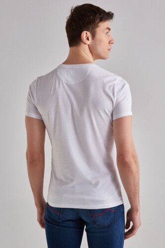 Woolrich Erkek Bisiklet Yaka T-Shirt - 10