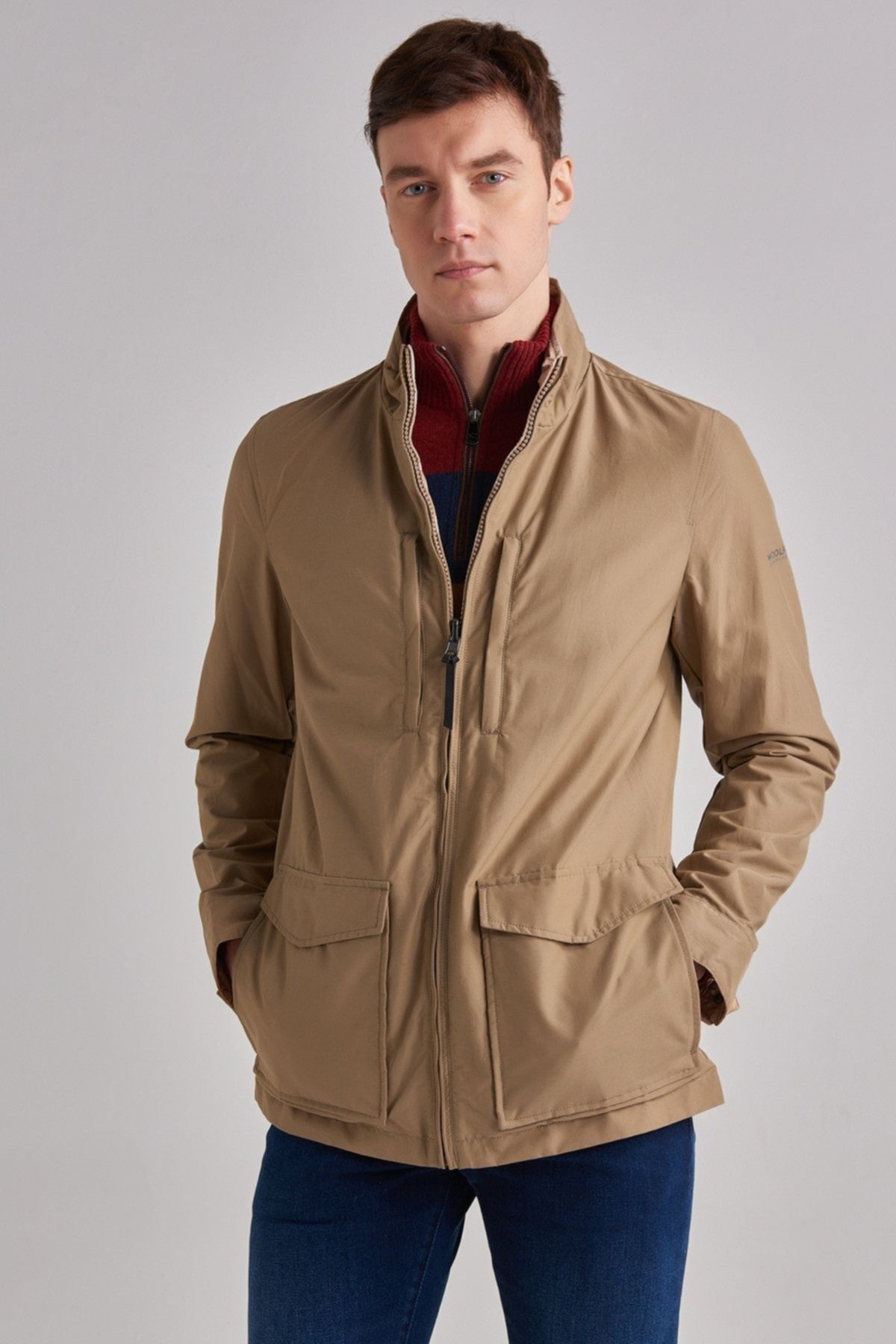 Woolrich Erkek Çift Taraflı Yağmurluk - 10