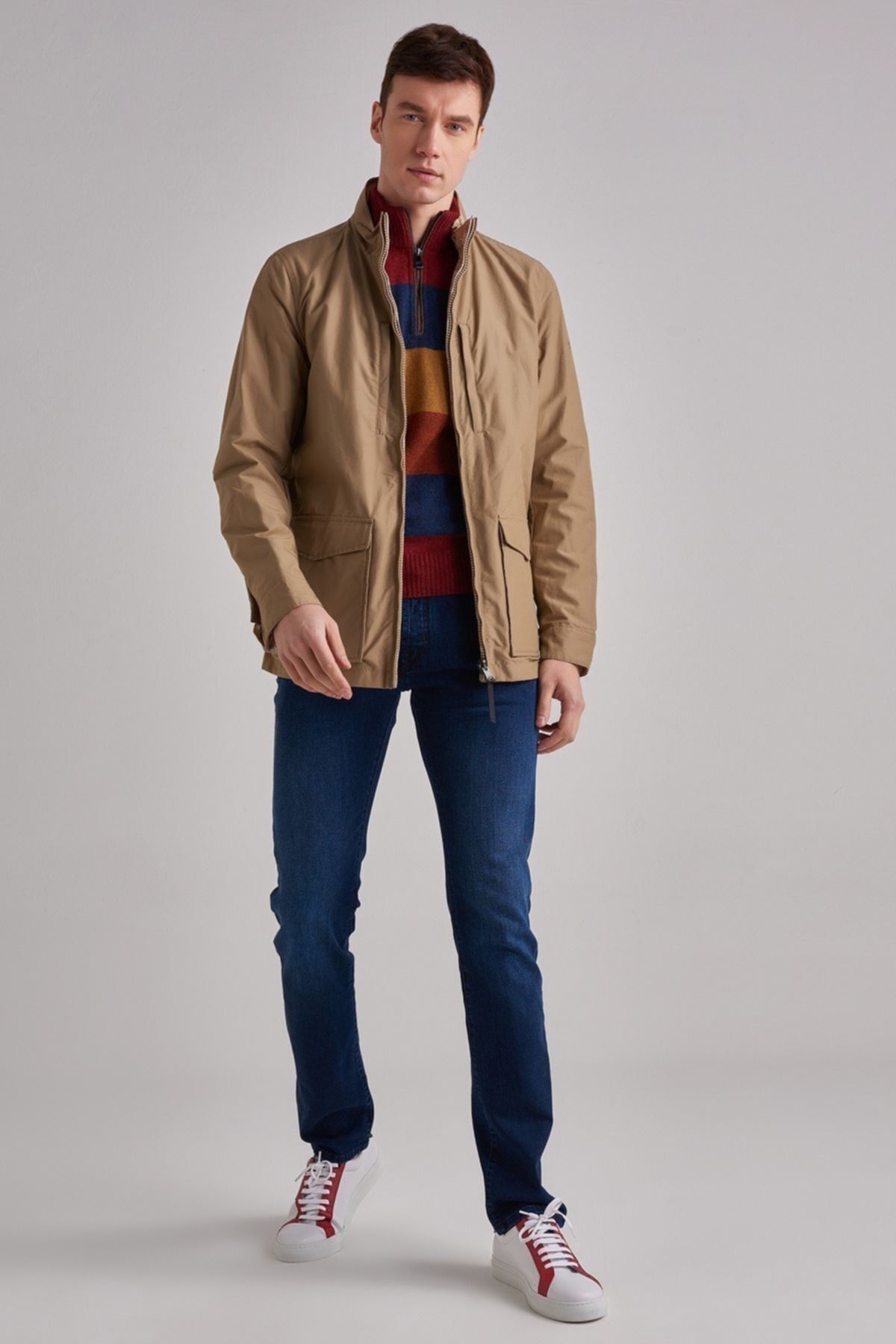 Woolrich Erkek Çift Taraflı Yağmurluk - 11