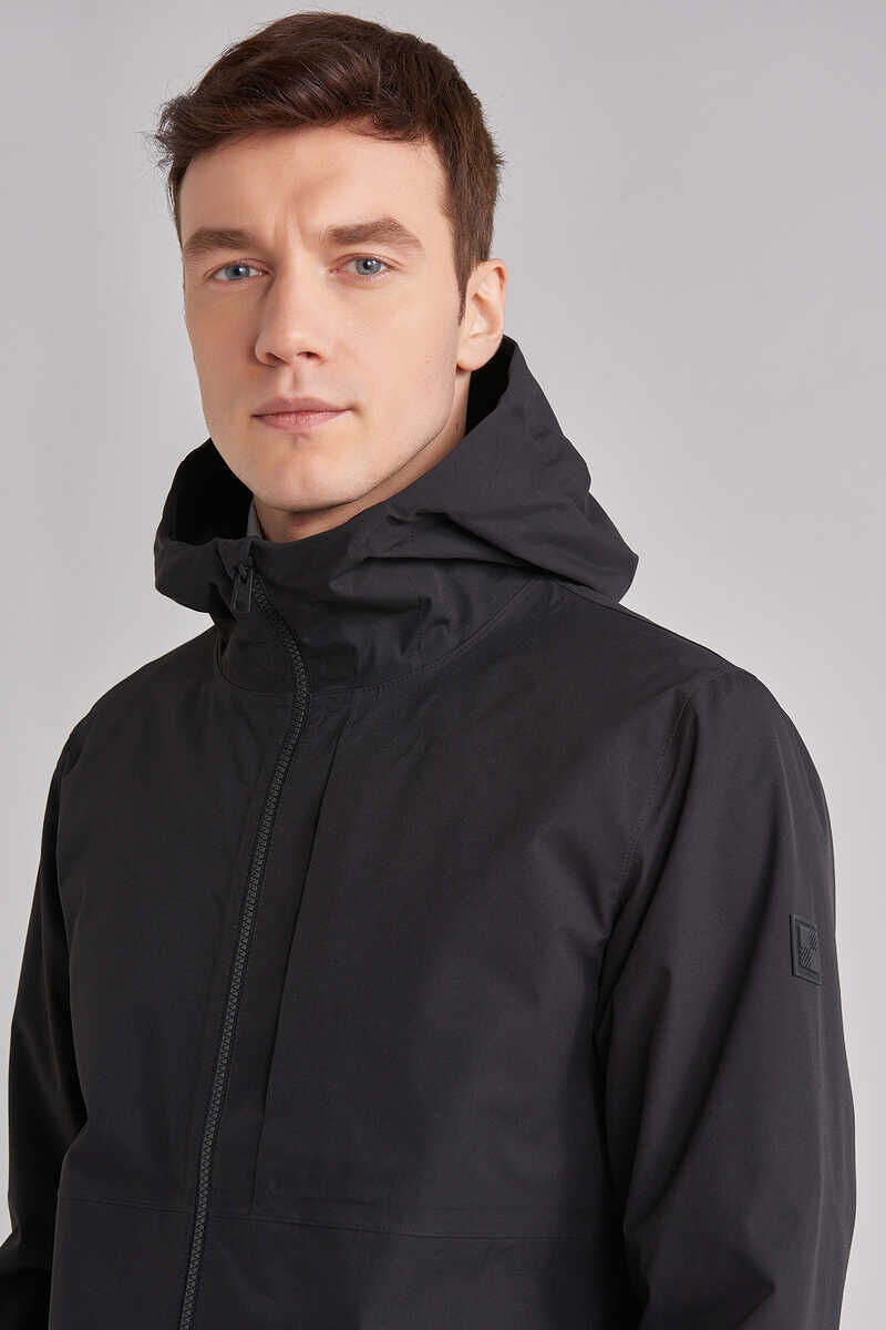 Woolrich Erkek Kapşonlu Su Geçirmez Mont - 4