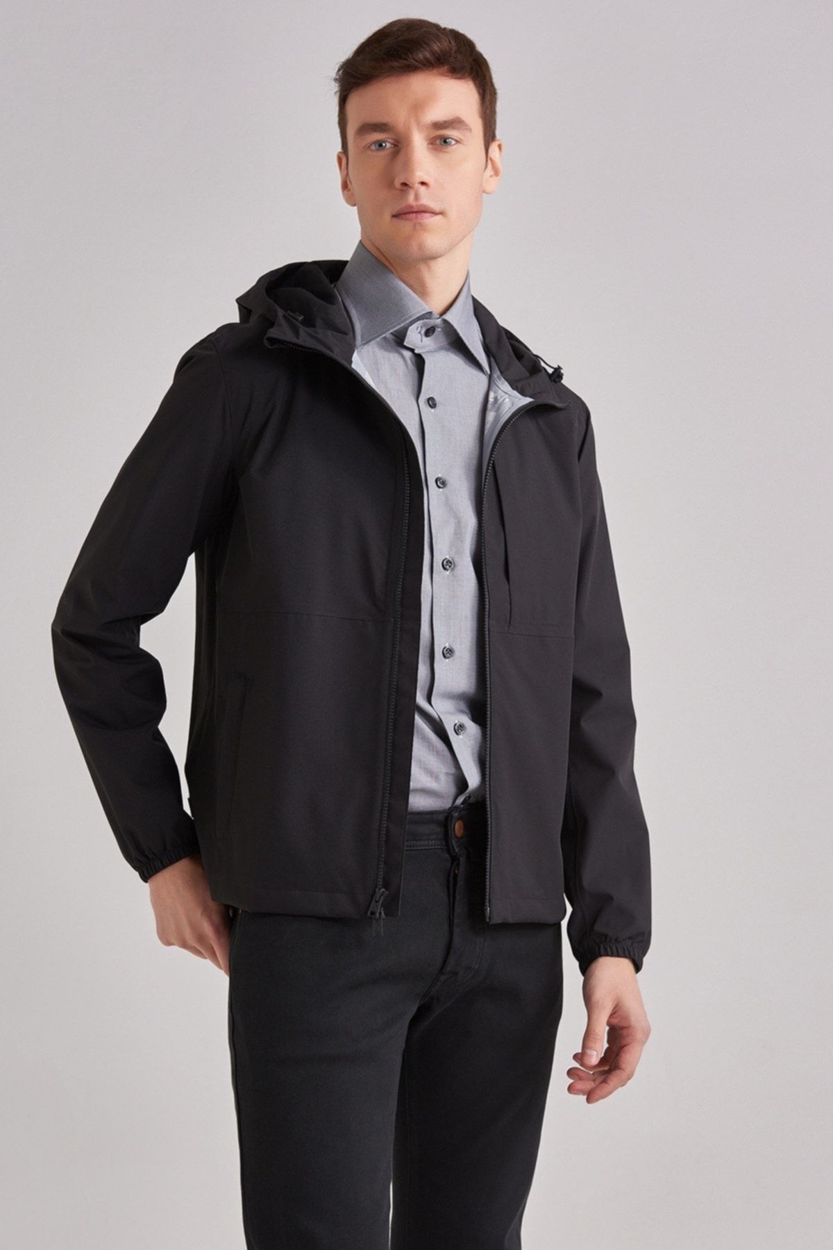 Woolrich Erkek Kapşonlu Su Geçirmez Mont - 8
