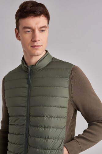 Woolrich Erkek Triko Şişme Mont - 7