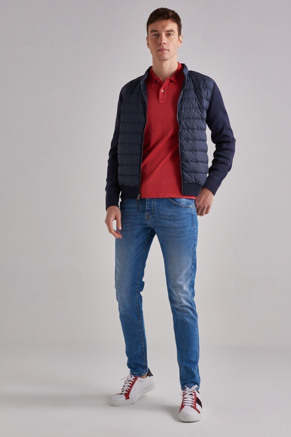 Woolrich Erkek Triko Şişme Mont - 6