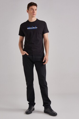 Woolrich Logolu Erkek Bisiklet Yaka T-Shirt - 6