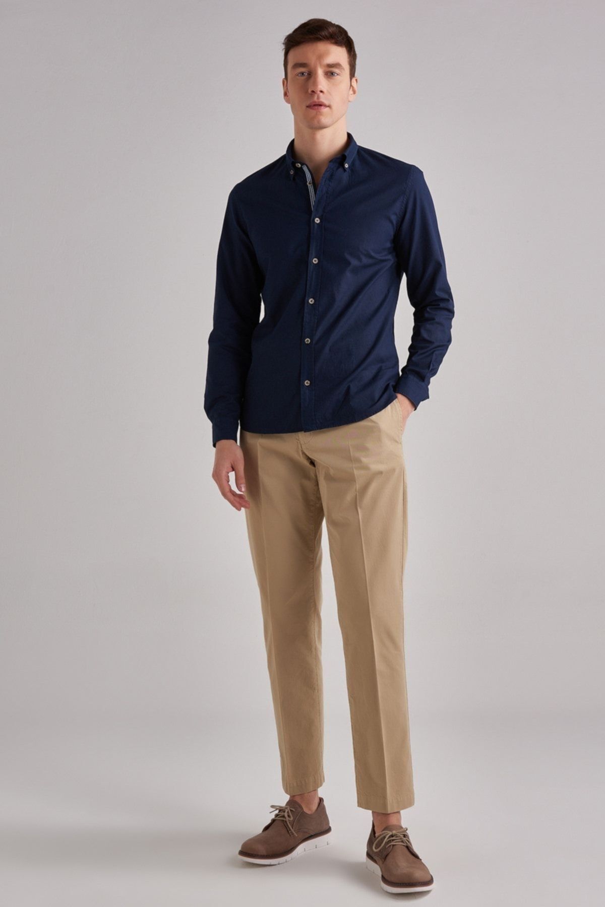 Woolrich Slim Fit Uzun Kollu Erkek Gömlek - 6