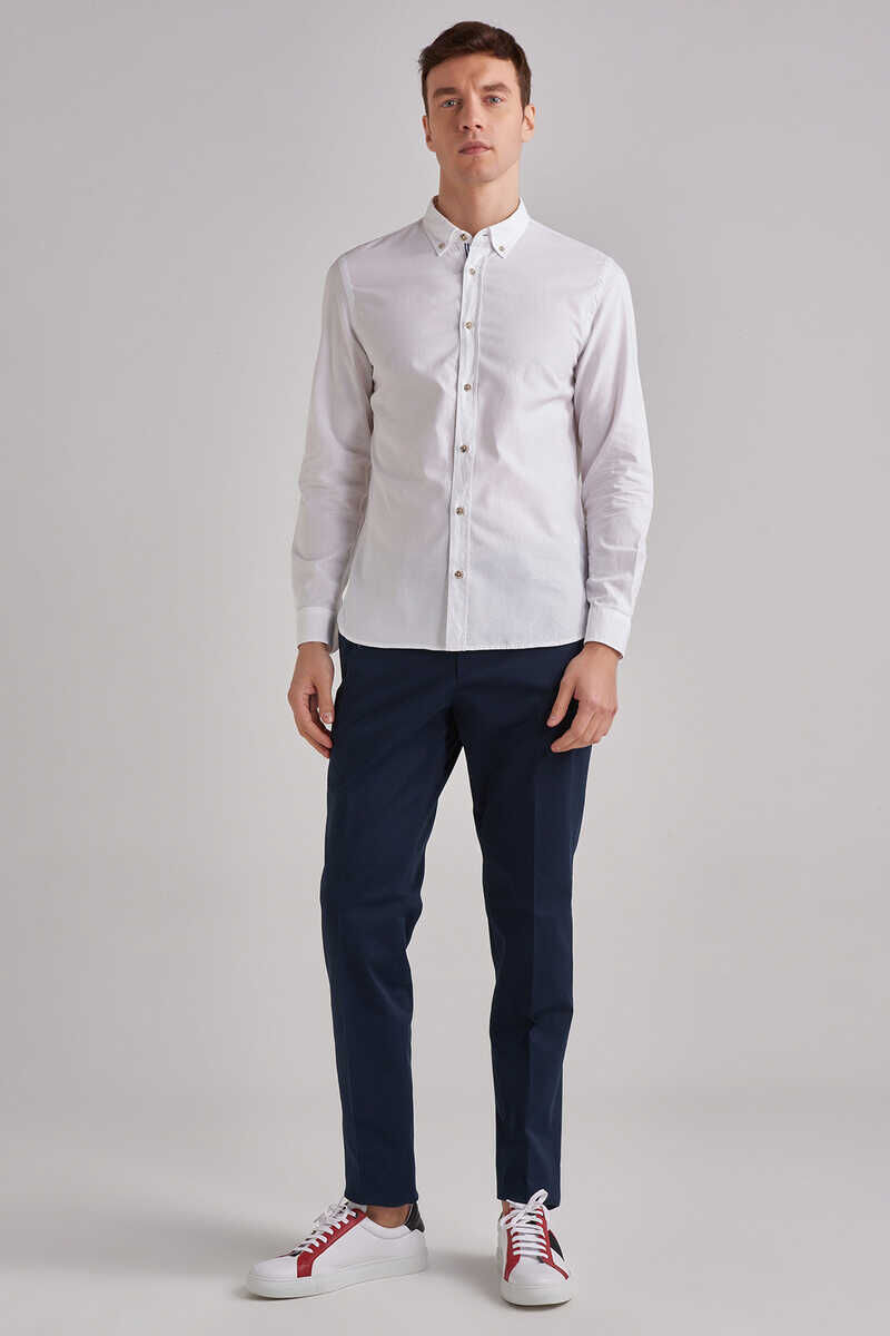 Woolrich Slim Fit Uzun Kollu Erkek Gömlek - 2